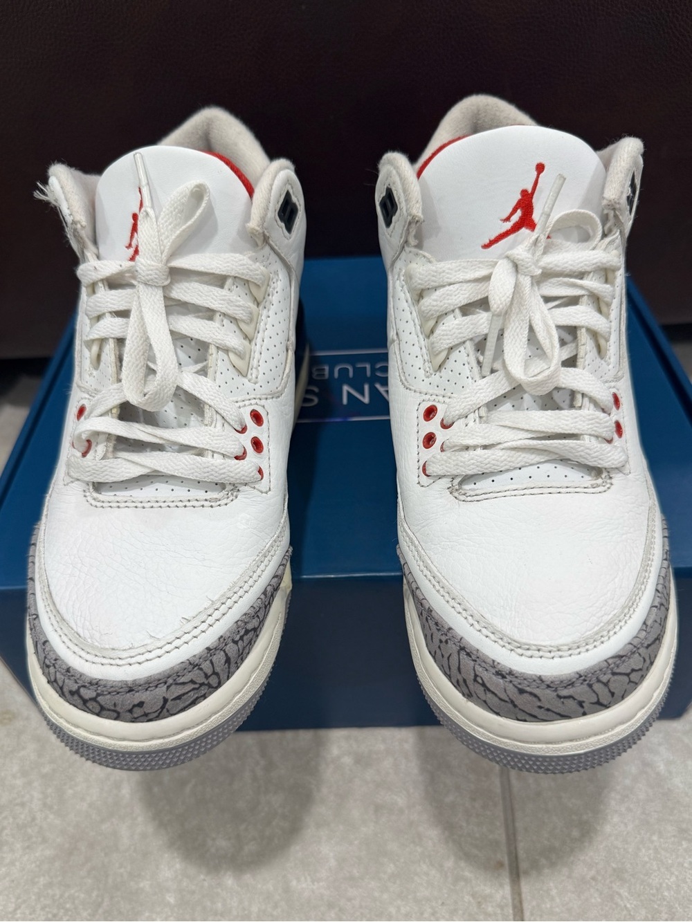 Size 8.5W/7Y Nike Air Jordan 3 Retro White Cement Reimagined DM0967-100 - Picture 3 of 7